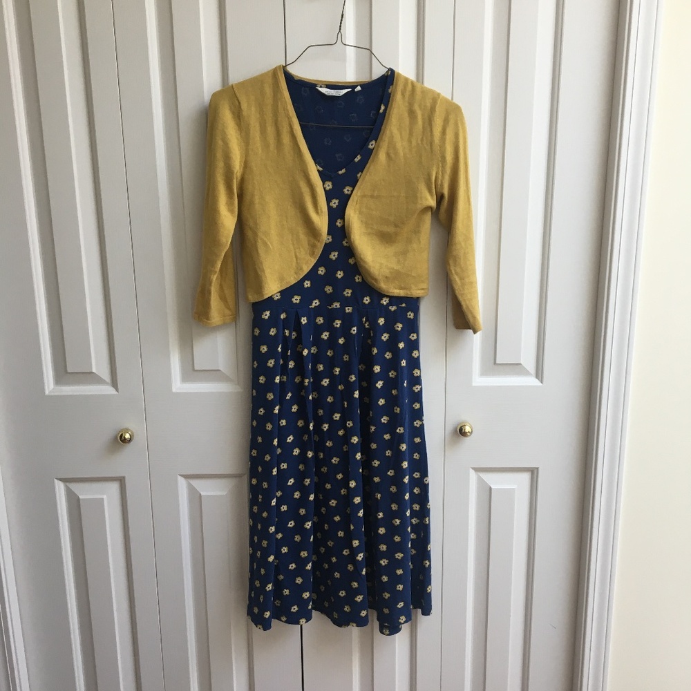 Seasalt Cornwall Dress and Cardigan UK8